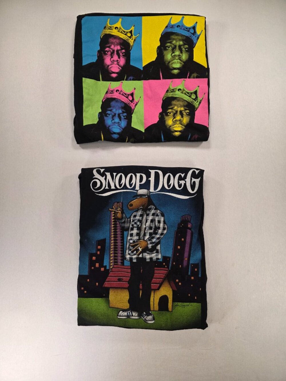 Snoop Dogg Joe Cool & Notorious B.I.G. T-Shirts Size Med (Tub 7 $739 July TB2)